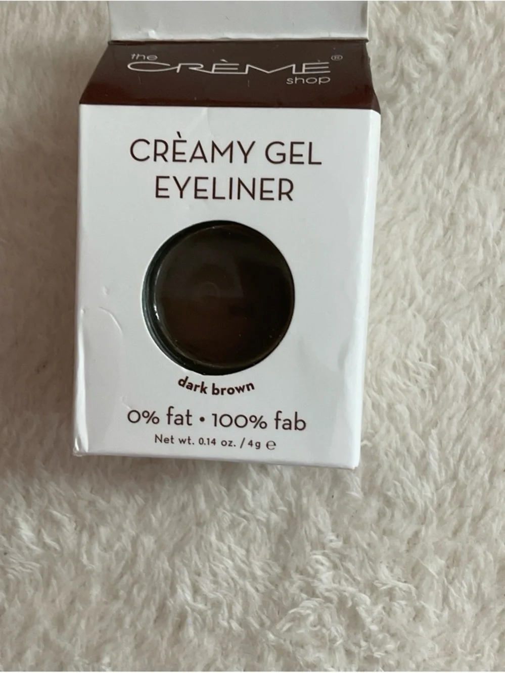 The Crème Shop Creamy Gel Eyeliner — Dark Brown